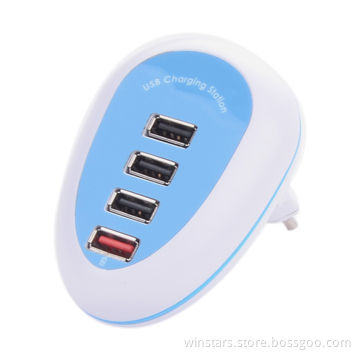 5V/2.5A 4 Ports USB Charging Station (Foldable & Standard)